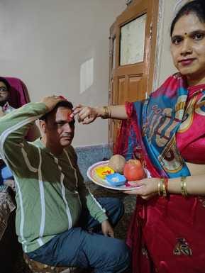 Ran 42 km to get Tilak done by sister