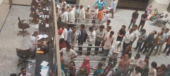 Patients suffering from cough and cold are coming forward due to changing weather.