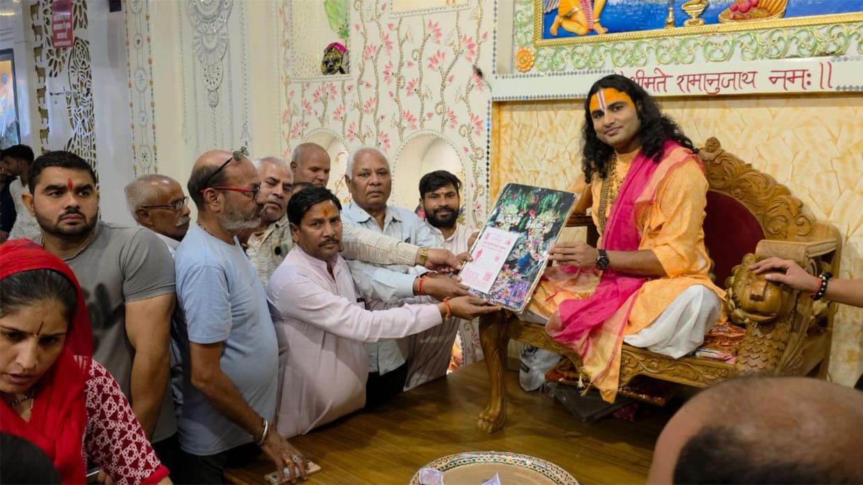 Invitation cards for the mass wedding ceremony were handed out.