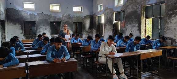 50,000 students appeared for the half-yearly exams; there were no SET exams this time.