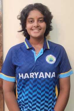 Bahadurgarh girl Tanishka Sharma selected in Haryana team for Women's Under-19 T20 Trophy