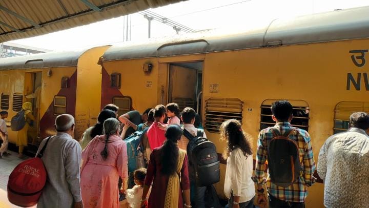 Express trains in name...are slower than passenger trains.