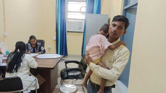 The child did not get treatment in the women's hospital, he was sent to the emergency ward.
