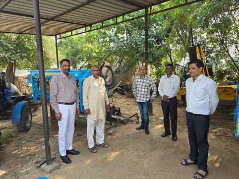 Farmers in 121 villages sowed paddy and created awareness about crop residue.