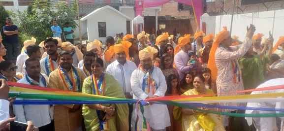 Inauguration of the main gate of Shri Vimalnath Swami Jain TirthaInauguration of the main gate of Shri Vimalnath Swami Jain Tirtha