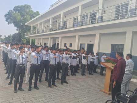 Students were made to take an oath not to consume drugs.