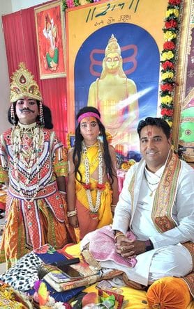 The story of Sati and Dhruva is narrated