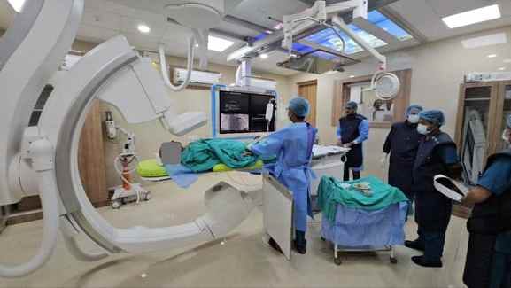 Leh, SNM Hospital, First Cath Lab Start