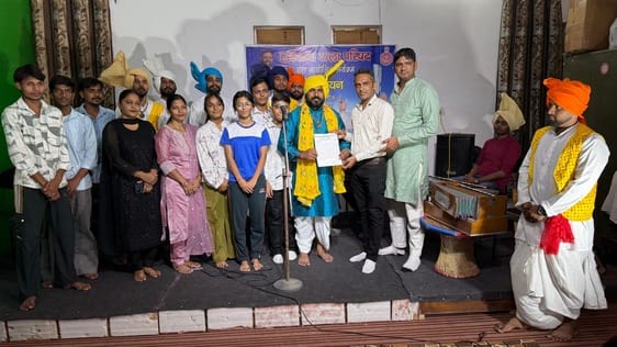 Message of eradication of social evils given through hymns and songs