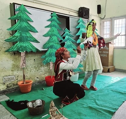 Anchal of Education Block Kullu-1 first in classical dance