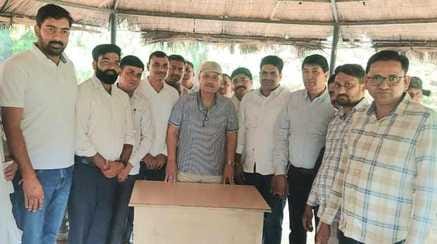 Met Rao Indrajit and discussed development works
