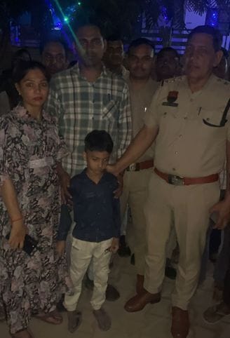 The child was returned to his family within two hours.