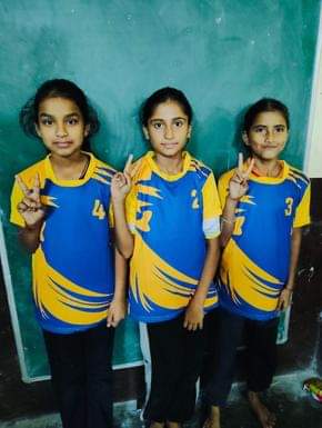 राज्य स्तरीय अंडर-14 टेबल टैनिस प्रतियोगिता कोचयनित कोटड़ी व्यास की तीन खिलाड़ी: स्त्रोत: स्क