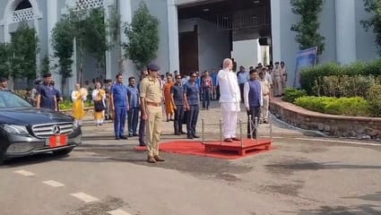 Nalanda news Governor attended the 56th anniversary of Vishwa Shanti Stupa,