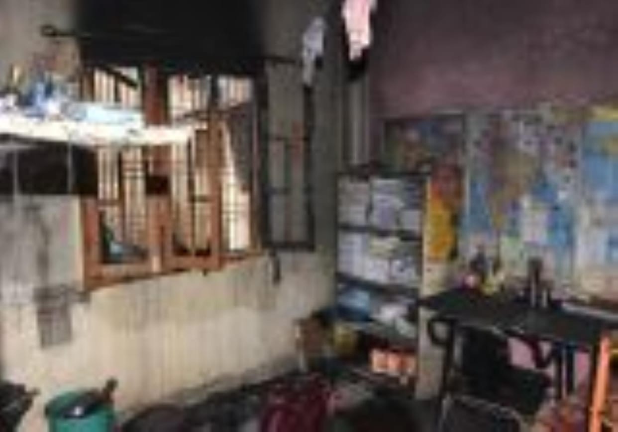 There were no fire extinguishing arrangements in the illegal warehouse