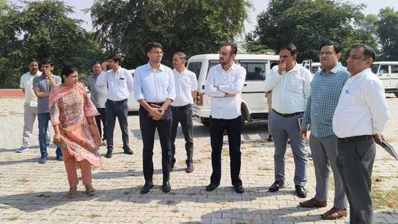 Deputy Commissioner inspected the preparations for Maharaja Shoor Saini Jayanti.