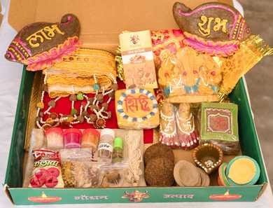 The women of the group earned Rs 11 lakh from cow dung lamps and idols.