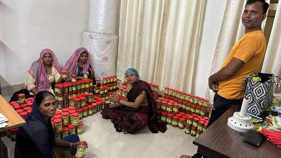 Amla laddus provide nutrition and a path to self-reliance.