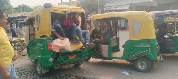 Passengers were treated rudely for not paying the exorbitant fare.