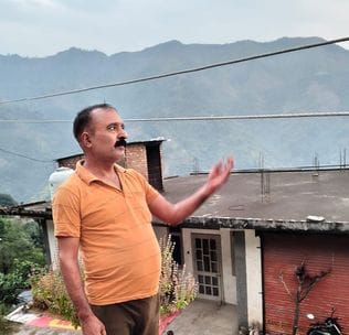 The family was forced to leave their home due to the negligence of the electricity board.