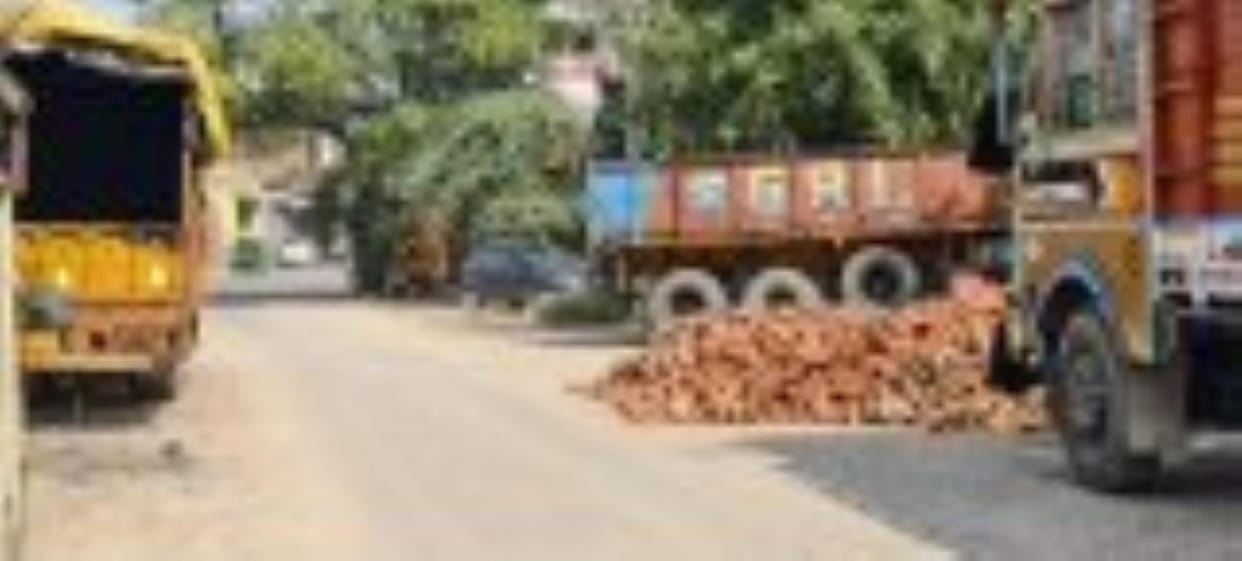 Broken roads and waterlogging in the industrial area trouble locals