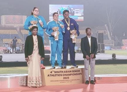 Yogita of Bhiwani won gold in shot put, Shiksha of Dadri got silver.