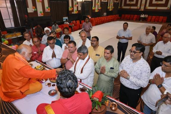 Devi Bhawan echoed with the recitation of 1.25 lakh Shri Hanuman Chalisa