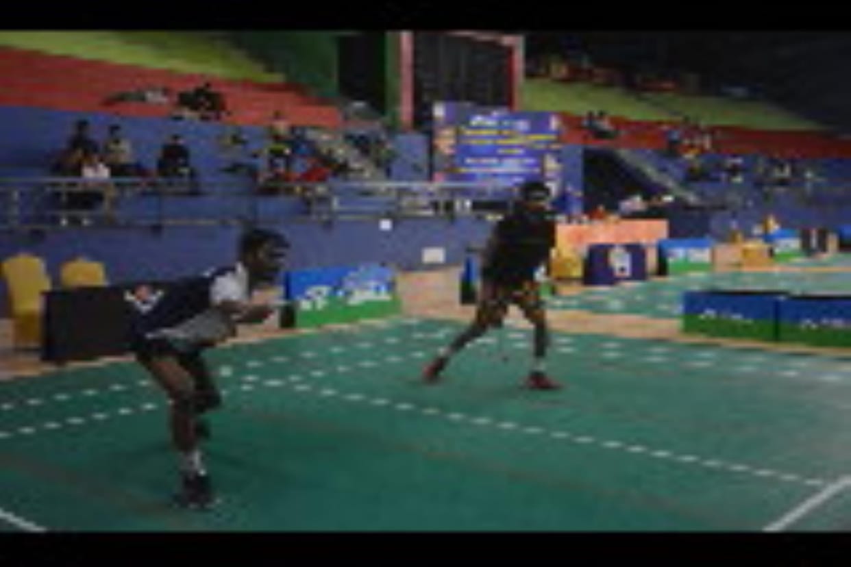 Siddharth and Sneha in the semifinals of the badminton championship