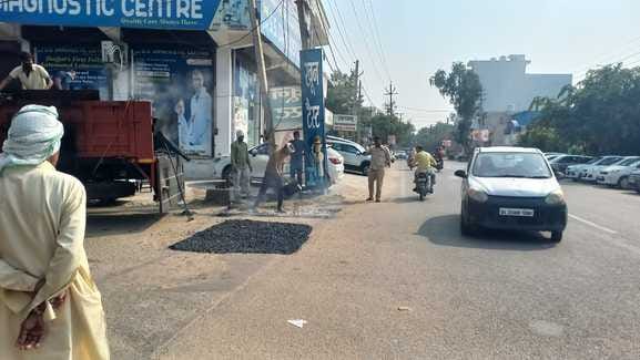 Patchwork of roads started in the city, people will get relief