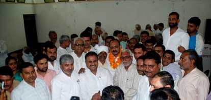 After three hours of deliberation in the Jat Sabha, Somendra Dhaka became the president.