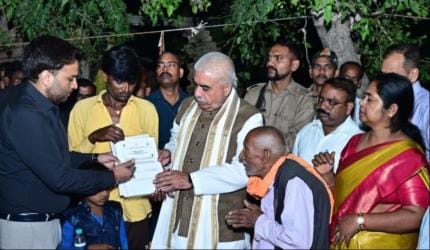 Mangaldev's family will get land lease and housing within 15 days