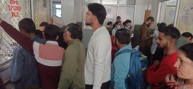 10 rupees will have to be paid for the prescription in Chamba Medical College