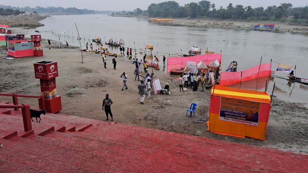 Muzaffarpur Bihar news : chhath pooja preapration finished more than two hundred ghat ready