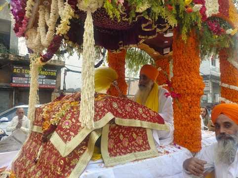 Nagar Kirtan organised on the occasion of Prakash Utsav of Guru Nanak Dev Ji