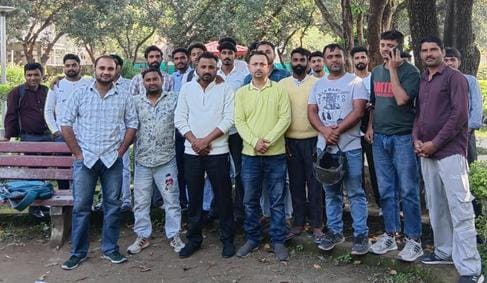jal shakti department para workers meeting in ponta