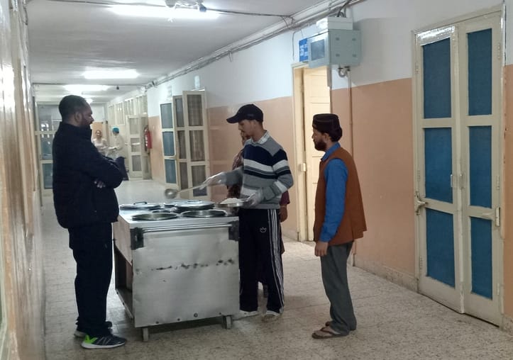 The food provided to patients is not able to guarantee safety.