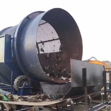 Trommel machine shut down after trial run due to lack of consent