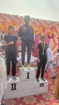 Kaushalya's amazing feat... got first place in 800, 1500 and 3000 meter races