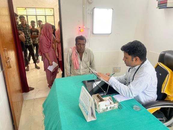 Patients arrived with cold and sore throat
