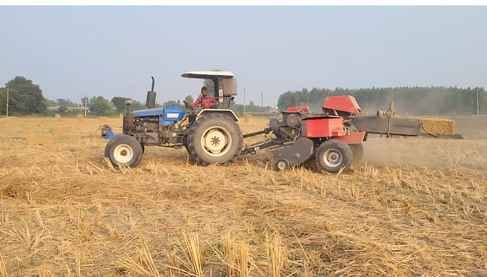 Farmers of Saha-Barara are managing stubble and supplying it to factories in Yamunanagar.