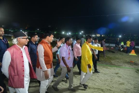 The minister inspected and the municipal corporation issued the control room number.