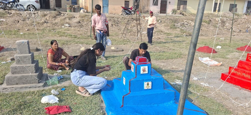 The market is bustling with activity on Chhath, with shopping galore.