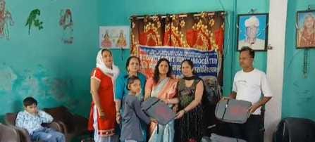 Distributed school bags to children and created awareness about education.