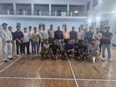 Selection of men's team for inter-college tournament