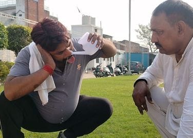 Pure conch shell washing ritual was performed to cleanse the stomach and intestines