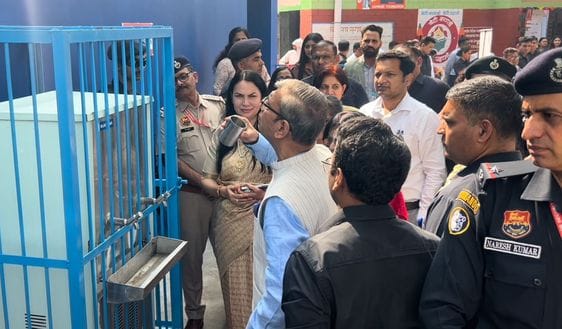 After drinking water from the school's water cooler, the Governor said, "Get the TDS checked."