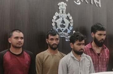 Four accused members of an interstate cyber gang have been arrested