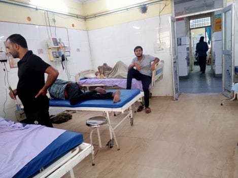 Sheets are not changed in government hospitals, payment is made every month
