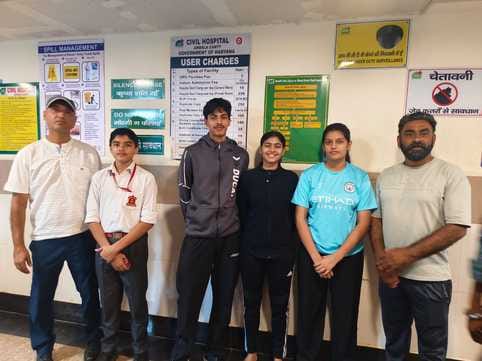 Players undergo age verification tests