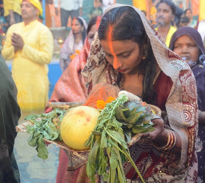 Chhath Mahaparva: Devotees offer prayers to the setting sun